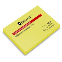 Bismark Bloc 100 Notas Adhesivas 76x127mm - Amarillo Neon