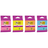 Post-It Super Sticky Bloc 45 Notas Adhesivas Reposicionables 76x76mm - Colores Surtidos