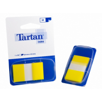 Tartan PACK 12 Dispensadores de 50 Marcadores Reposicionables - 25x43mm - Amarillo