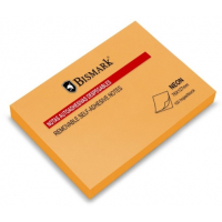 Bismark Bloc 100 Notas Adhesivas 76x127mm - Naranja Neon
