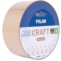 Milan Precinto de Papel Kraft - 50mm x 50m - Marron