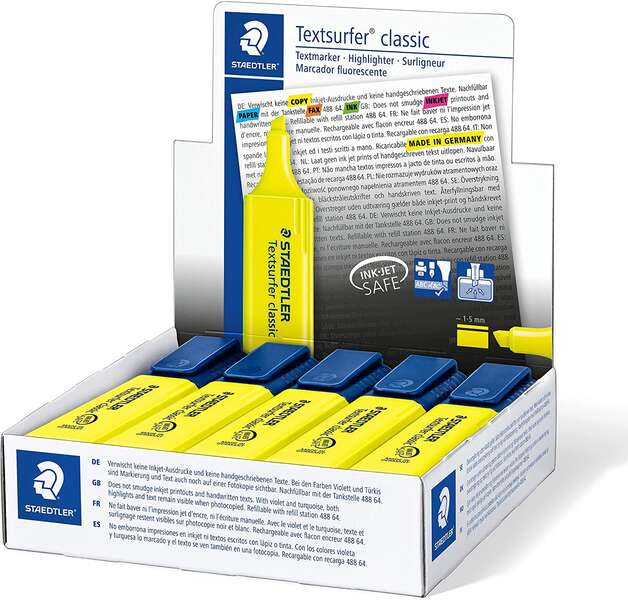 Imagen extra Staedtler Textsurfer Classic 364 Marcador Fluorescente Amarillo