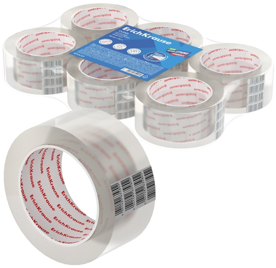 Erichkrause Precinto de Embalaje 48mm x 50m Transparente