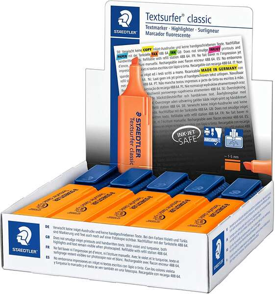 Imagen extra Staedtler Textsurfer Classic 364 Marcador Fluorescente Naranja