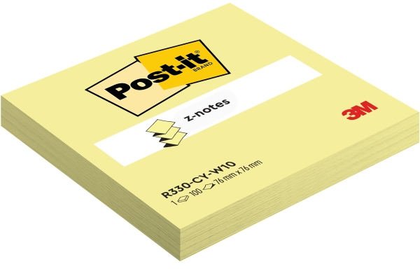 Imagen extra Post-It Bloc 100 Z-Notas Adhesivas Reposicionables 76x76mm - Amarillo Claro