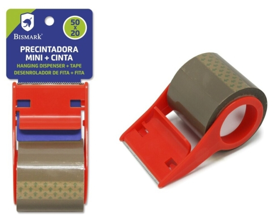 Mini Precintadora de Mano para Rollos de hasta 20m (Incluye Precinto de 20m)