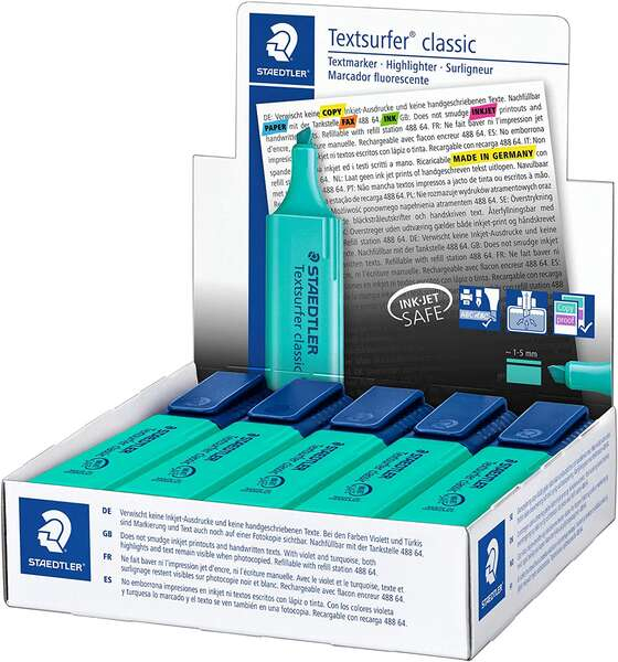 Imagen extra Staedtler Textsurfer Classic 364 Marcador Fluorescente Turquesa