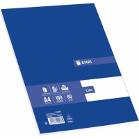 Recambio de 100 Hojas A4 LISO de 80gr (Sin taladros). Enri