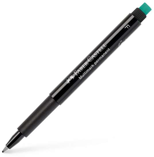 Rotulador permanente 0,6 mm NEGRO (ideal CD,DVD). FaberCastell
