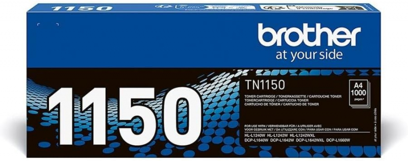 Brother TN1150 Toner ORIGINAL TN-1150 para DCP-L1640W DCP-L1642W DCP-L1642WXL / DCP-L1660W / HL-L1240W / HL-L1242W / HL-L1242WXL