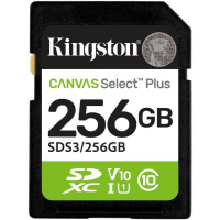 Kingston Tarjeta SDXC 256GB UHS-I Clase 10 100MB/s Canvas Select Plus