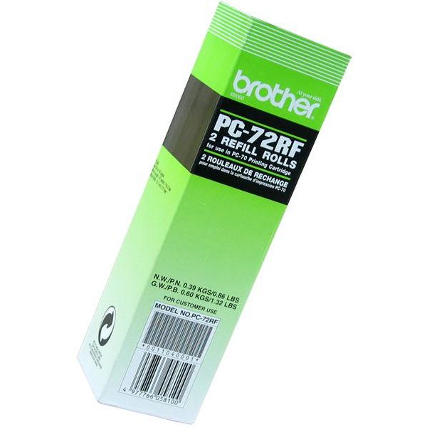 Brother PC72RF Original Ribbon Refill Rolls x 2