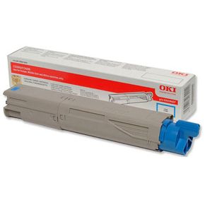 Oki C3300 C3400 C3450 C3600 Original Cyan Toner 43459331