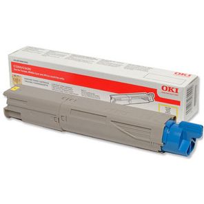 Oki C3300 C3400 C3450 C3600 Original Amarillo Toner 43459329