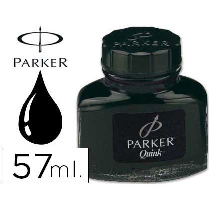 Tintero Parker Negro 57ml Quink Tinta negra estilografica