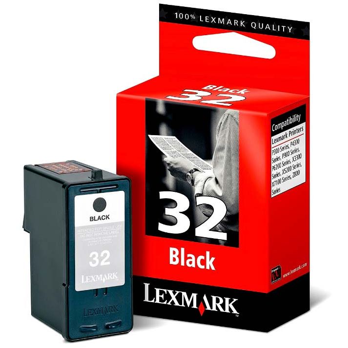 Lexmark 32 Negro Original P910 P4300 Z800 X3300 18CX032E