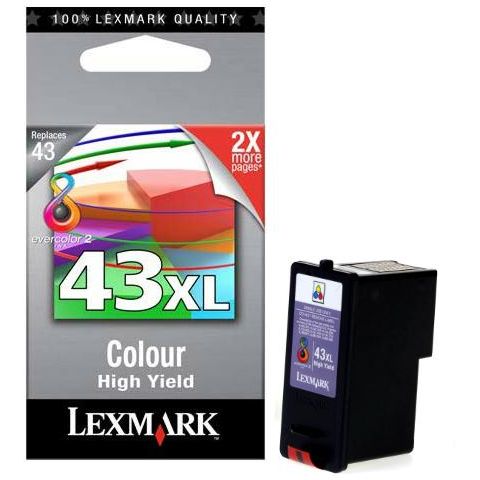 Lexmark 43XL Original ALTA CAPACIDAD Color Z1520 X4850 18YX143E