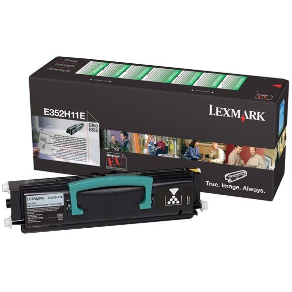 Lexmark E352H11E Original Negro Toner E350 E352