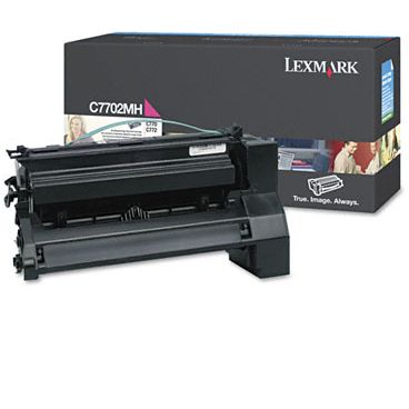 Lexmark C7702MH Original Magenta Alta Capacidad Toner