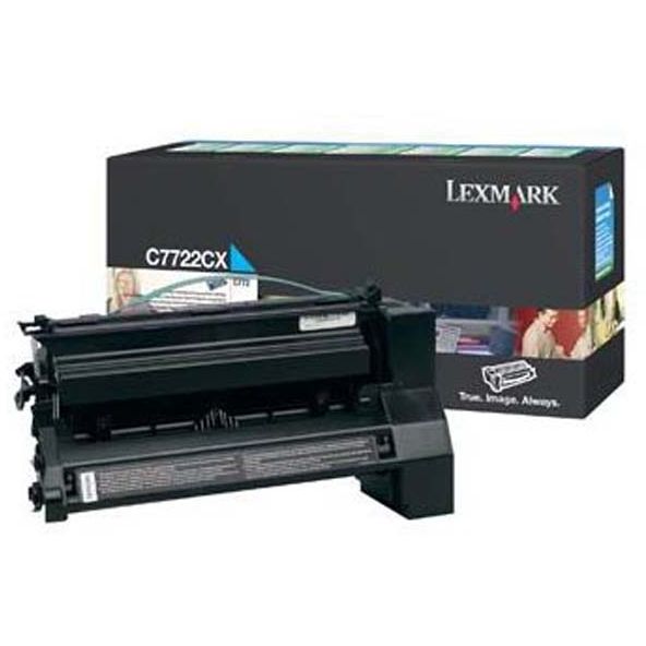 Lexmark C7722CX Original Cyan Extra Alta Capacidad Toner