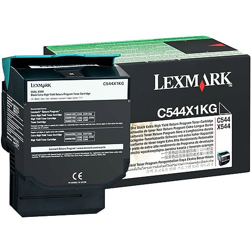 Lexmark C544 X544 Original Negro Toner C544X1KG