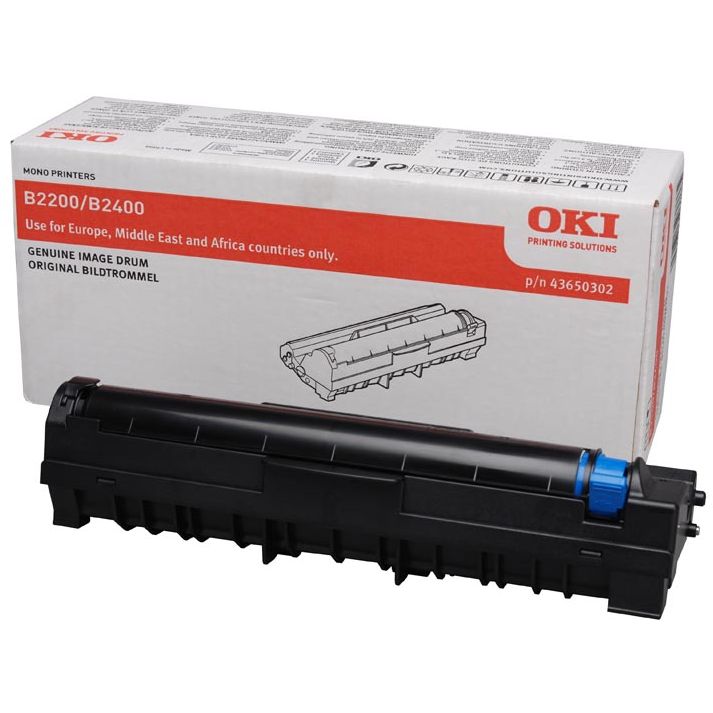 Oki 43650302 Original Negro Tambor B2200 B2400
