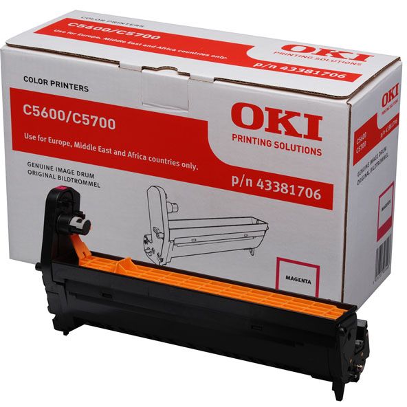 Oki C5600 C5700 Tambor Original Magenta 43381706