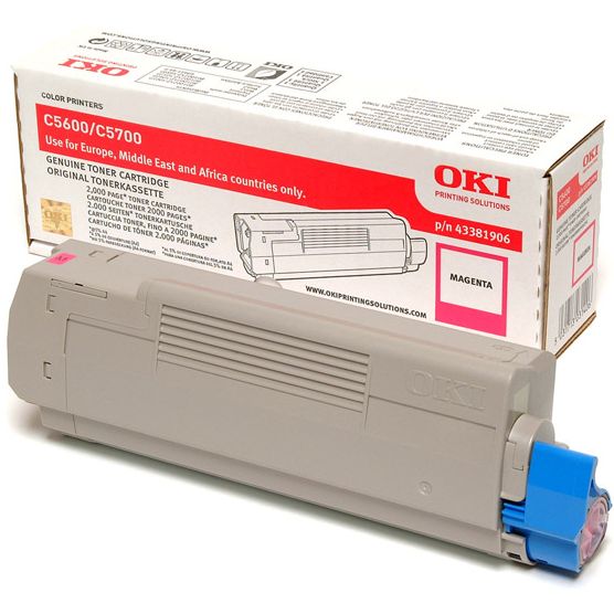 Oki 43381906 Original Magenta Toner C5600 C5700