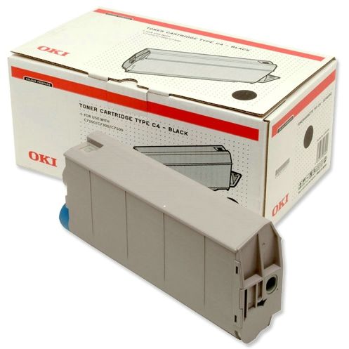 Oki 41963008 Original Negro Toner C7100 C7300 C7350 C7500