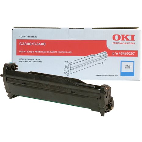 Oki C3300 C3400 C3450 C3600 Tambor Original Cyan 43460207