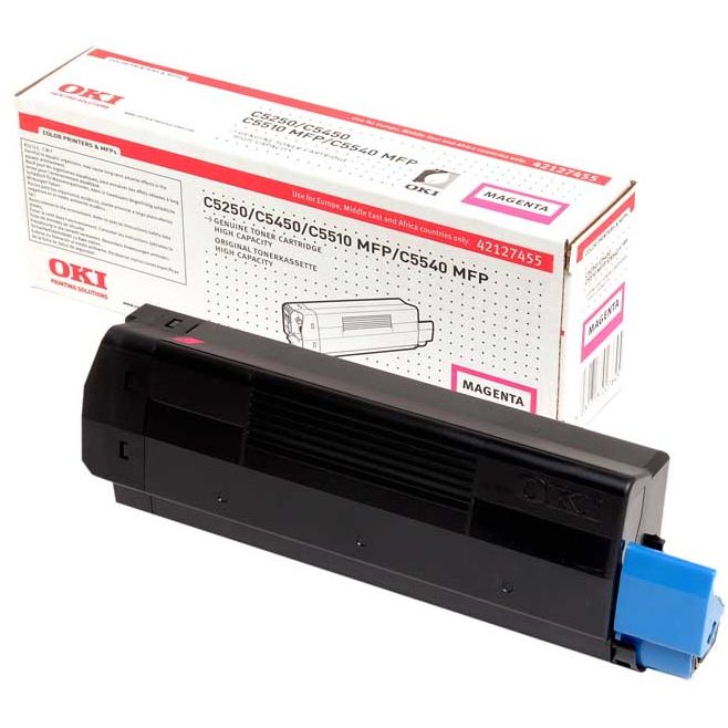 Oki 42127455 Original Magenta Toner C5100 C5200 C5300 C5400