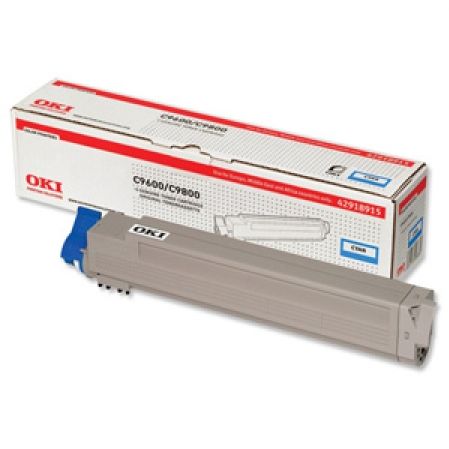 Oki 42918915 Original Cyan Toner C9600 C9650 C9800 C9850
