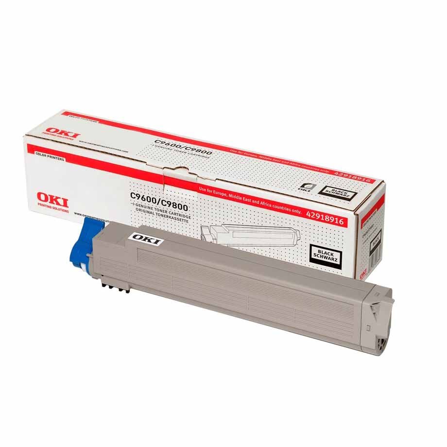 Oki 42918916 Original Negro Toner C9600 C9650 C9800 C9850