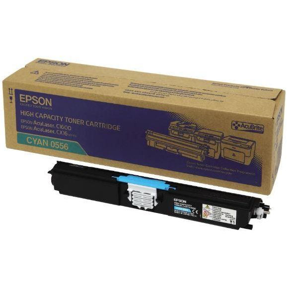 Epson Aculaser C1600 CX16 Toner Cyan ALTA CAPACIDAD Original C13S050556
