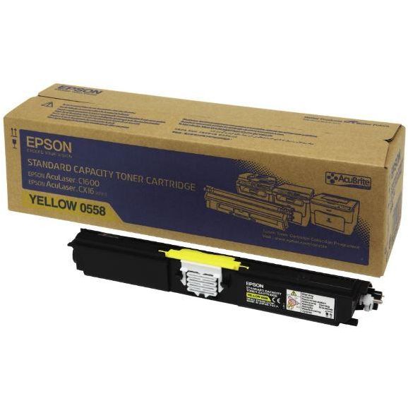 Epson Aculaser C1600 CX16 Toner Amarillo Original C13S050558