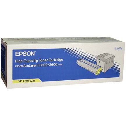 Epson C2600 Original ALTA CAPACIDAD Amarillo Toner C13S050226