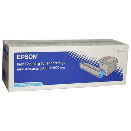 Epson C2600 Original ALTA CAPACIDAD Cyan Toner C13S050228