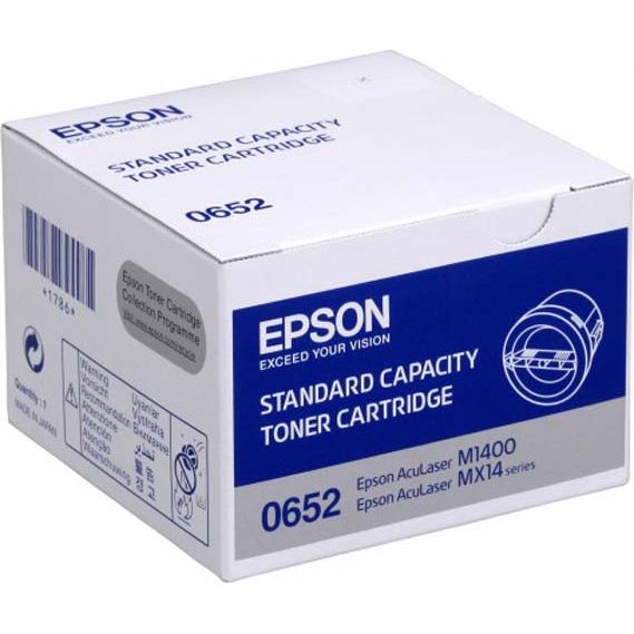 Epson Aculaser M1400 MX14 Negro Original Baja capacidad Toner C13S050652