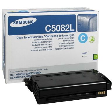 Samsung CLT-C5082L Cyan Original ALTA CAPACIDAD Toner CLP-620 CLP-670 SU055A