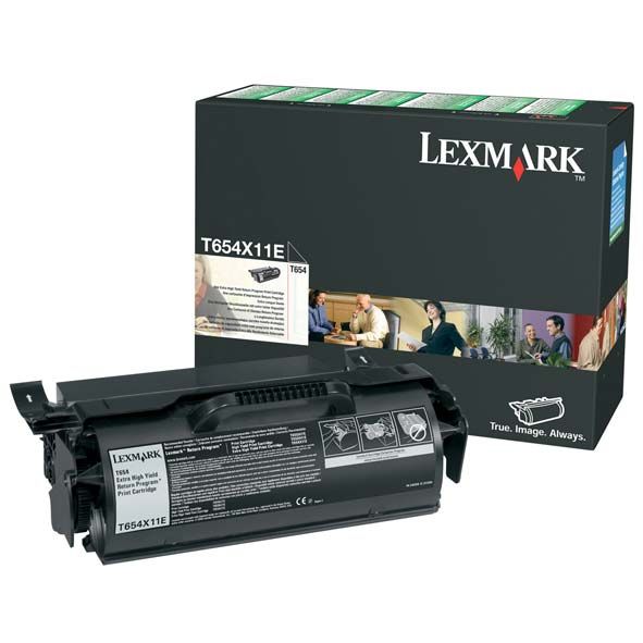 Lexmark T654X11E Original EXTRA ALTA CAPACIDAD Negro Toner T654