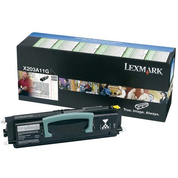 Lexmark X203A11G Original Negro Toner X203 X204