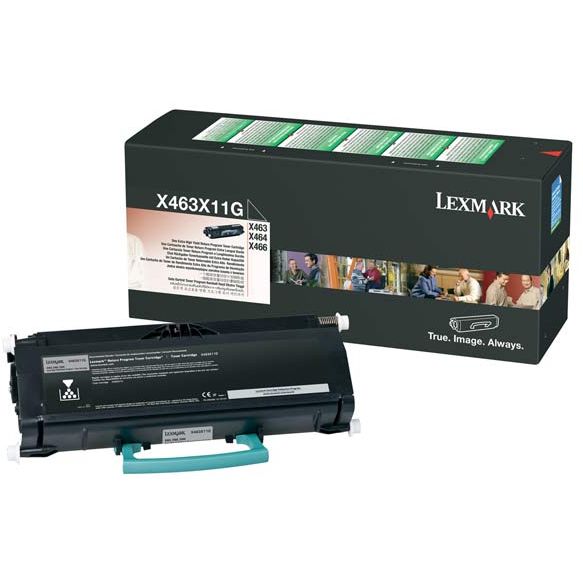 Lexmark X463X11G Original EXTRA ALTA CAPACIDAD Negro Toner X463 X464 X466
