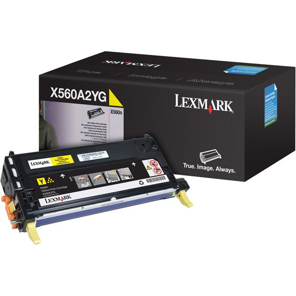 Lexmark X560A2YG Original Amarillo Toner X560