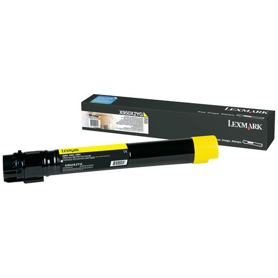 Lexmark X950X2YG Original Amarillo ALTA CAPACIDAD Toner X950
