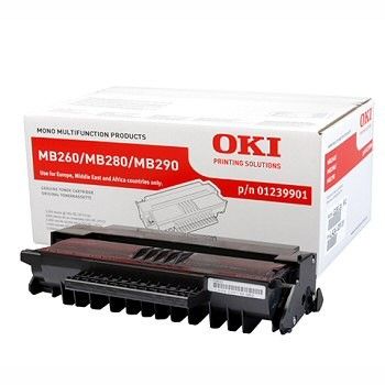 OKI 01239901 Original Toner + Tambor MB260 MB280 MB290