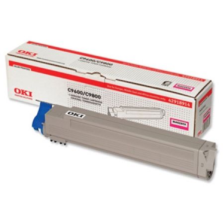 Oki 42918914 Original Magenta Toner C9600 C9650 C9800 C9850