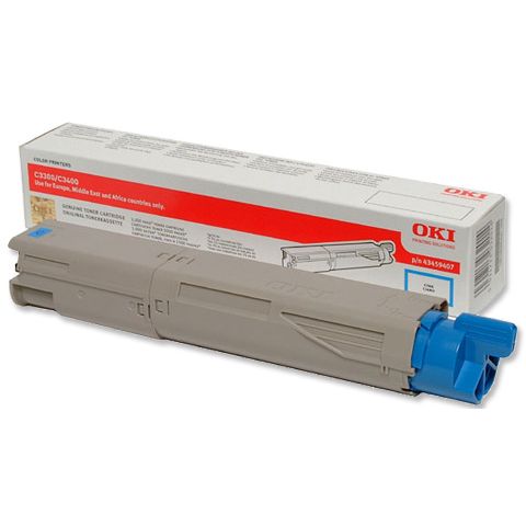 Oki C3300 C3400 C3450 C3600 Original Cian Toner 43459435