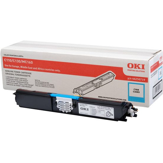 Oki 44250719 Original Cian Toner C110 C130