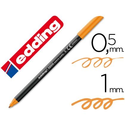 Rotulador Edding 1200 Naranja. Ref-006
