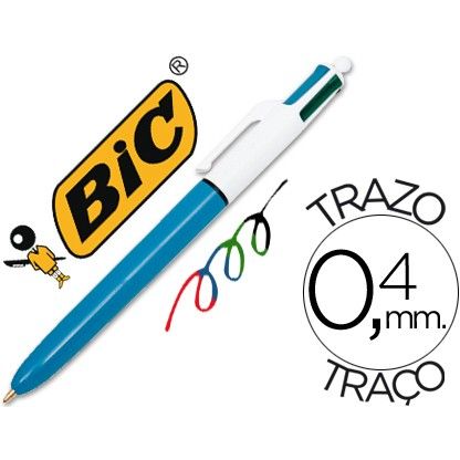Boligrafo BIC 4 Colores Clasico